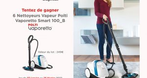 6 nettoyeurs vapeur Polti à remporter