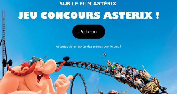 61 lots de 3 entrées pour le Parc Astérix offerts