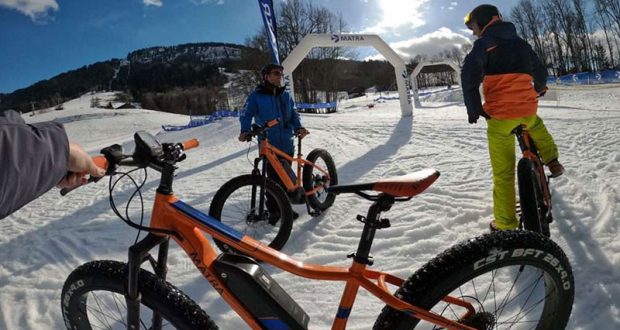 Essais gratuits de vélos électrique sur neige