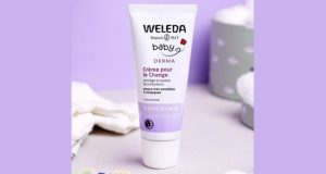 Échantillon Gratuit Crème de change à la Mauve blanche WELEDA