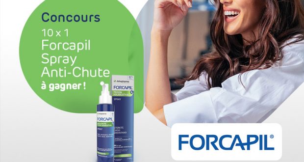 10 lots Forcapil Spray Anti-Chute à remporter