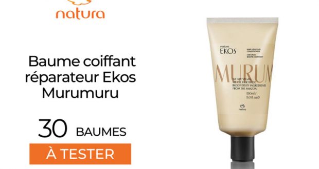 30 baume coiffant réparateur Ekos Murumuru à tester