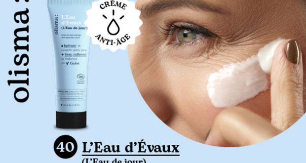 40 Crème anti-âge (L'Eau de jour) - L'Eau d'Evaux - Olisma à tester