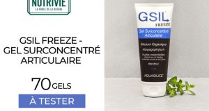 70 Gel Surconcentré Articulaire AQUASILICE GSIL Freeze à tester