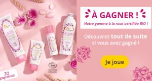 70 coffrets de 4 soins à la Rose Fleurance Nature offerts