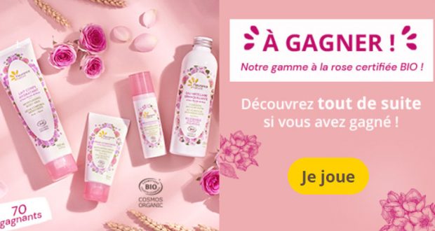 70 coffrets de 4 soins à la Rose Fleurance Nature offerts