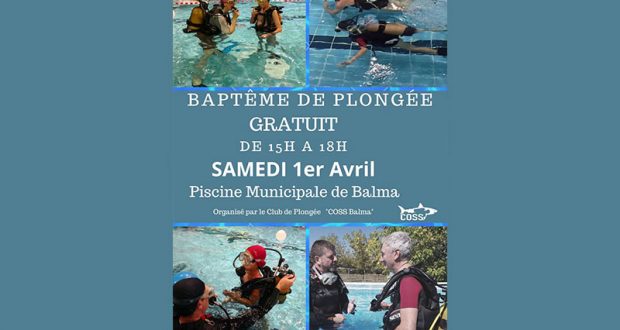 Baptême de plongée gratuit à partir de 8 ans