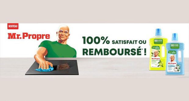 Nettoyant liquide Mr Propre 100% remboursé