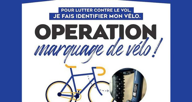 Opération marquage de vélos