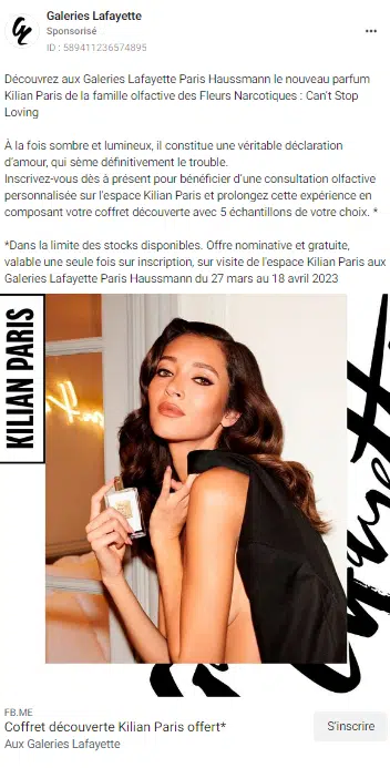 nouveau parfum Kilian Paris