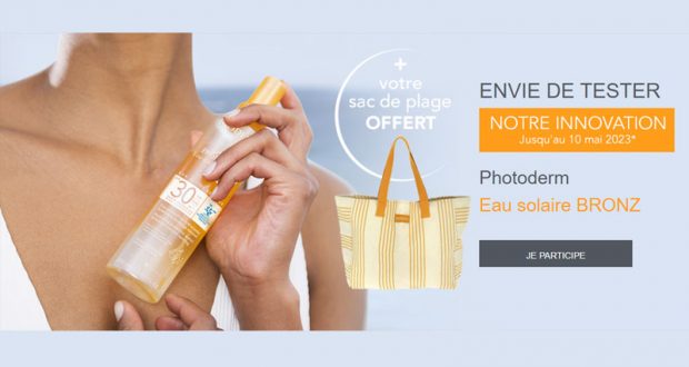 100 Photoderm Eau solaire BRONZ SPF30 BIODERMA à tester