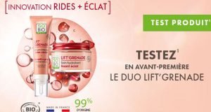 200 duo visage Rides+éclat Lift'Grenade SO’BiO étic à tester