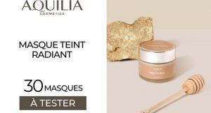30 Masque Teint Radiant AQUILIA Cosmetics à tester