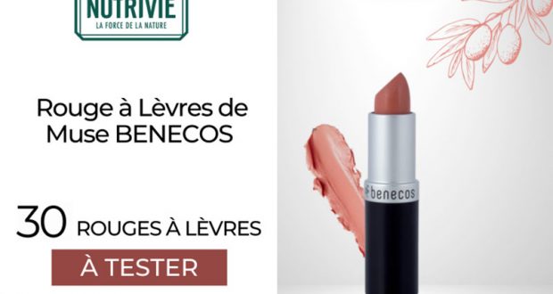 30 Rouge à Lèvres Muse BENECOS à tester