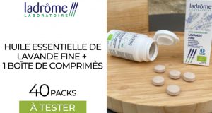 40 Huile essentielle de Lavande fine + boîte de comprimés à tester