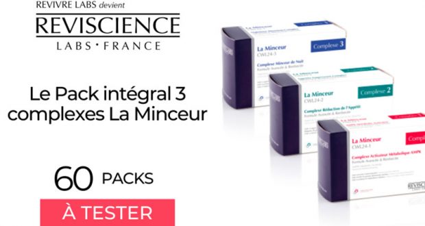 60 Pack intégral 3 complexes La Minceur à tester