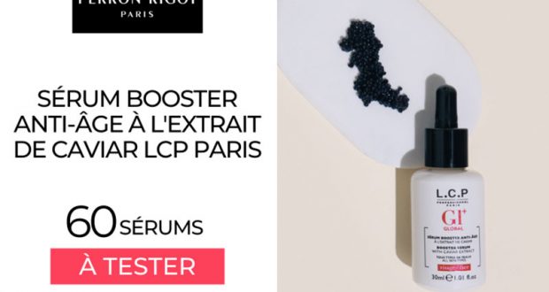 60 Sérum Booster anti-âge à l'extrait de caviar à tester