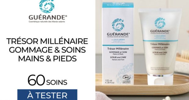 60 Soins Trésors Millénaire Gommage et Soin à tester