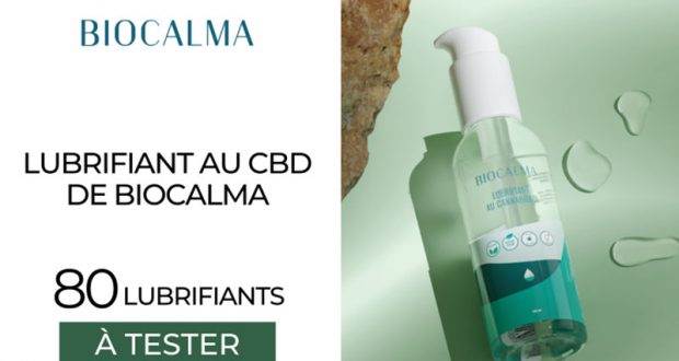 80 Lubrifiant au CBD de Biocalma à tester