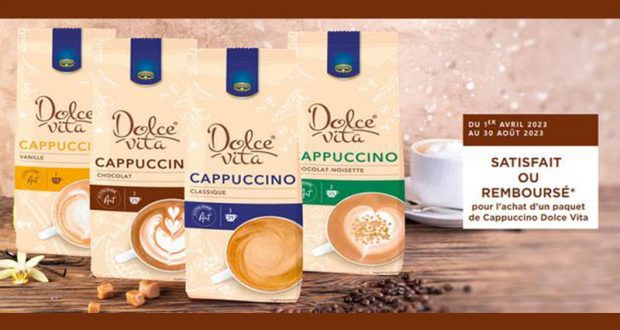 Cappuccino Dolce Vita KRÜGER 100% Remboursé