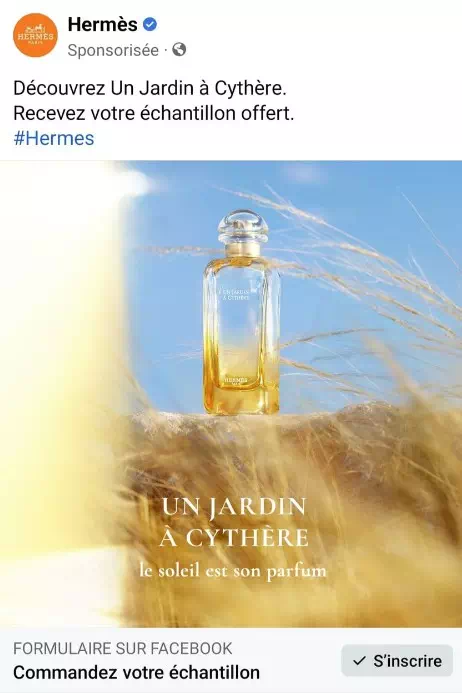 Eau de Parfum Un Jardin à Cythère Hermès