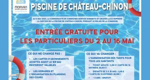 Entrée gratuite à la Piscine de Château-Chinon