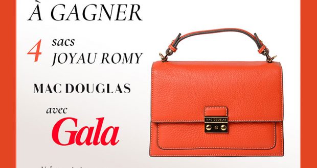 Remportez 4 sacs Mac Douglas Joyau Romy de 432 euros