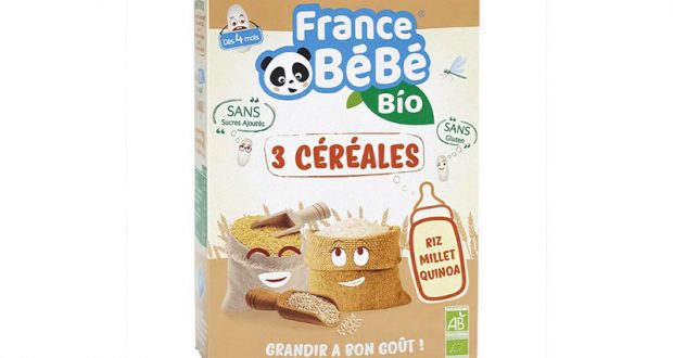 CÉRÉALES INFANTILES 3 CÉRÉALES BIO - LABORATOIRE FRANCE BEBE