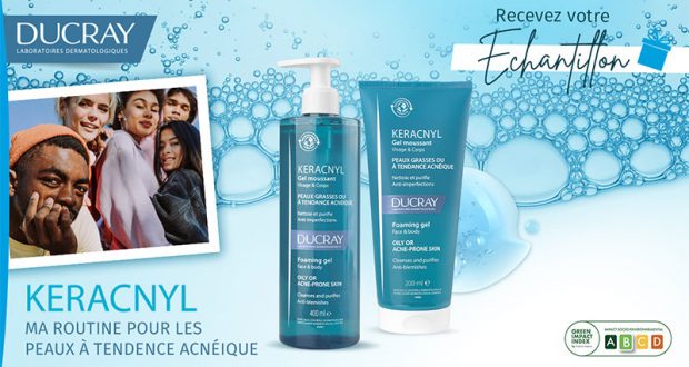 Échantillons Gratuits Keracnyl Gel de Ducray