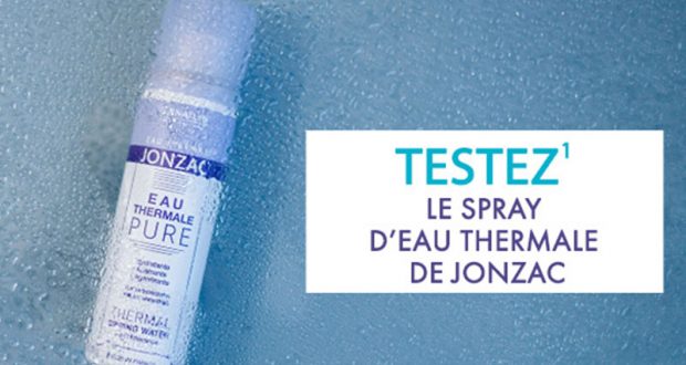 100 Spray d’Eau Thermale de Jonzac à tester