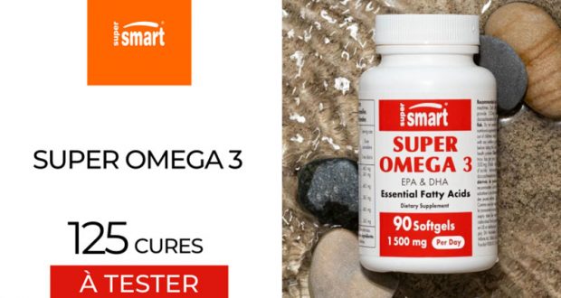 125 Cures Super Omega 3 SuperSmart à tester