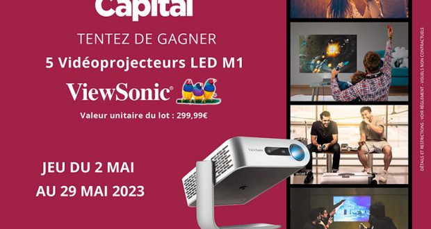 5 vidéoprojecteurs Viewsonic de 299 euros à gagner