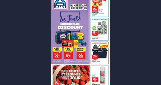 Catalogue Aldi du 16 mai au 22 mai 2023