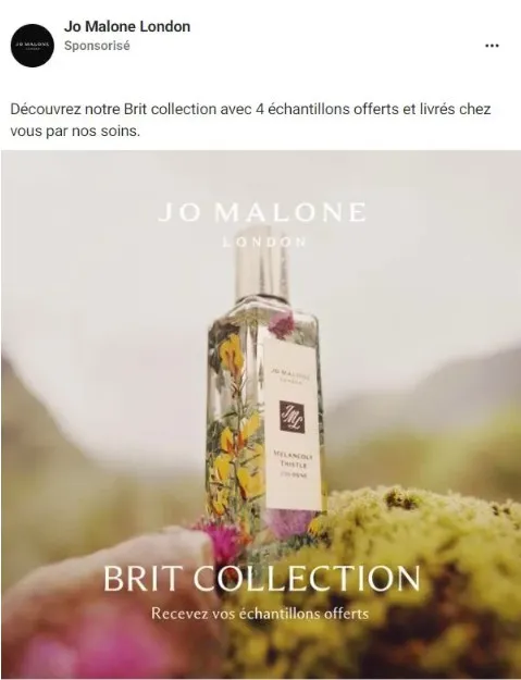 Eaux de Parfum Brit collection Jo Malone London