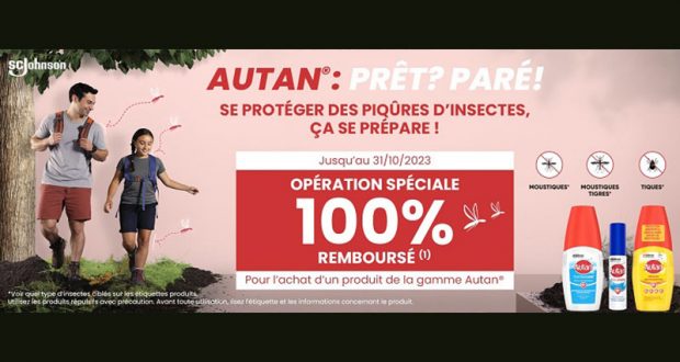 Produit Autan 100% Remboursé