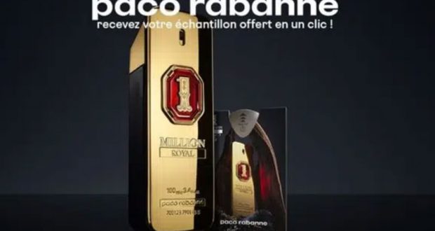 Échantillons Gratuits du parfum 1 Million Royal de Paco Rabanne