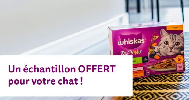 Échantillons gratuits de Nourriture pour Chats Whiskas