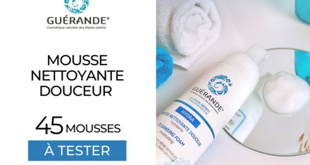 45 Mousses nettoyantes douceur de Guérande à tester