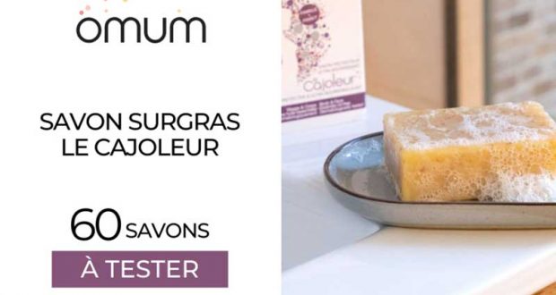 60 Savon surgras Le Cajoleur Omum à tester