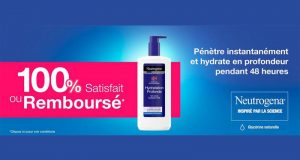 Produit Corps Neutrogena 100% remboursé