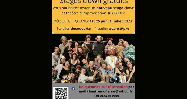 Stage gratuit « clown authentique »