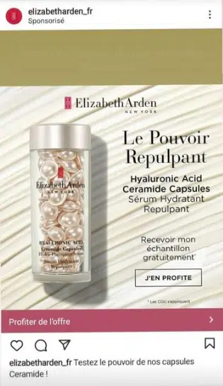 capsules sérum Hydratant Repulpant Elizabeth Arden