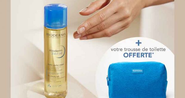 100 trousses avec l’huile sèche Atoderm Bioderma offertes