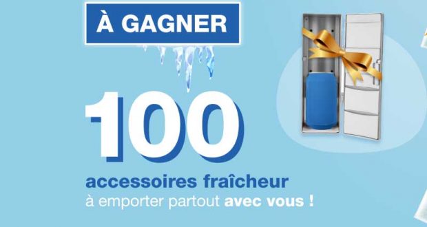 25 mini-réfrigérateurs boissons fraîches nomades offerts