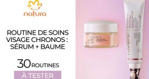 30 Routine de soins visage Chronos Natura à tester