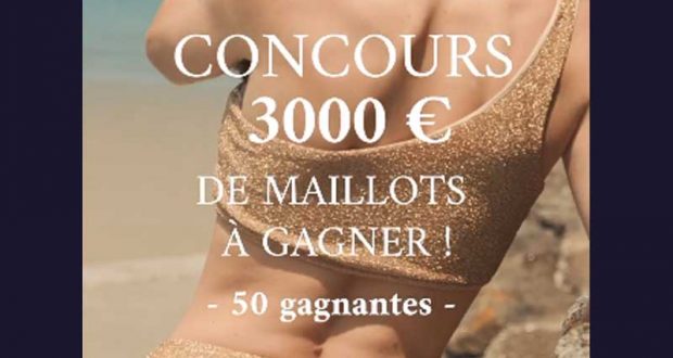 50 maillots de bain de 60 euros à gagner