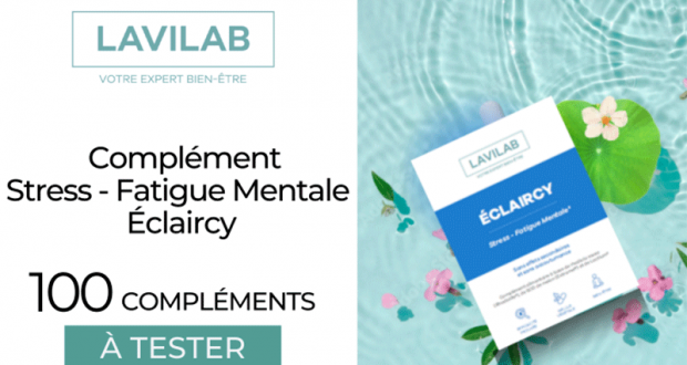 100 Compléments stress - fatigue mentale ECLAIRCY à tester