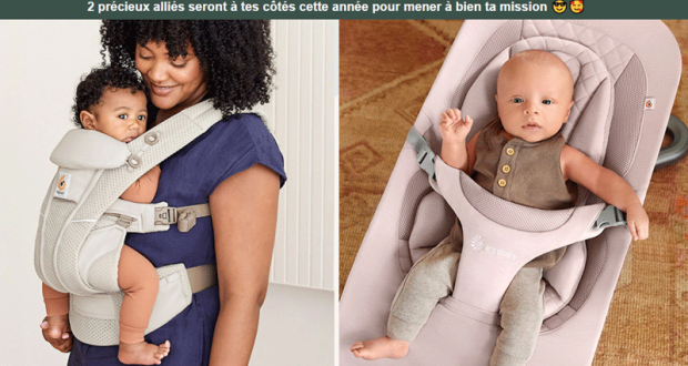 80 porte-bébé Omni Breeze ou transats 3-en-1 Evolve à tester