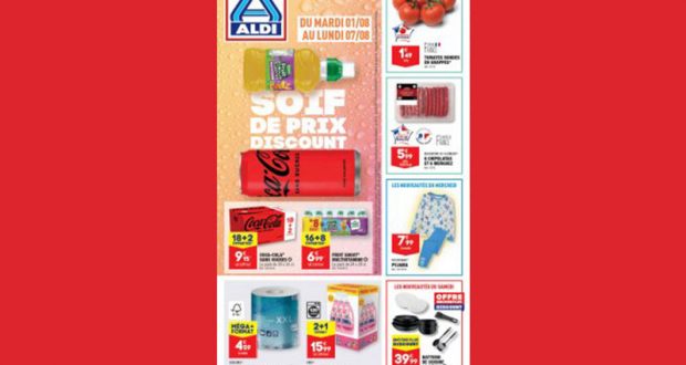 Catalogue Aldi du 01 août au 07 août 2023