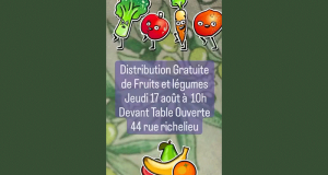 Distribution gratuite de 2000 kg de fruits et légumes